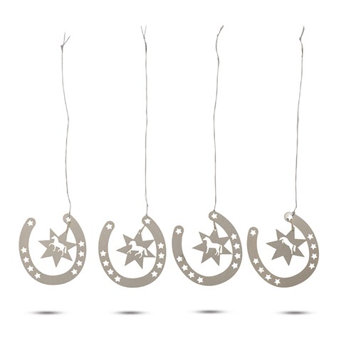 Happy Ross Horseshoe Ornaments - Image 3