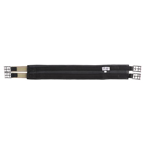 Equi-Prene Elastic Two Buckle Anti-Gall Girth - Black - Image 4