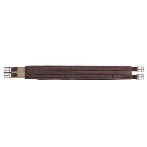Equi-Prene Elastic Two Buckle Anti-Gall Girth - Brown - Image 3