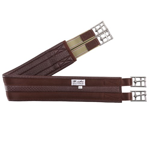 Equi-Prene Elastic Two Buckle Anti-Gall Girth - Brown - Image 5
