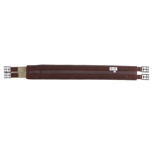Equi-Prene Elastic Two Buckle Anti-Gall Girth - Brown - Image 4
