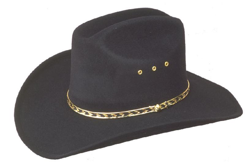 Black Felt Cowboy Hat | James Saddlery Australia