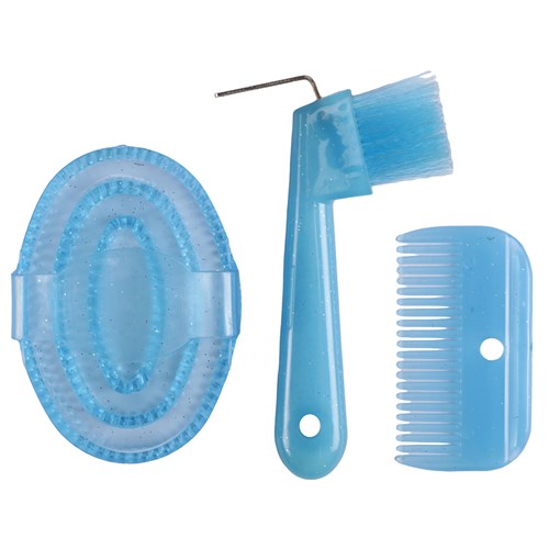 Showmaster Glitter Grooming Kit - Blue or Pink - Image 7