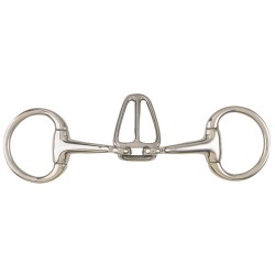 Dressage Eggbutt Bradoon Bit with Tongue Control