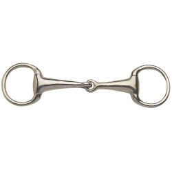 Dressage Eggbutt Bradoon Bit with Hollow Mouth