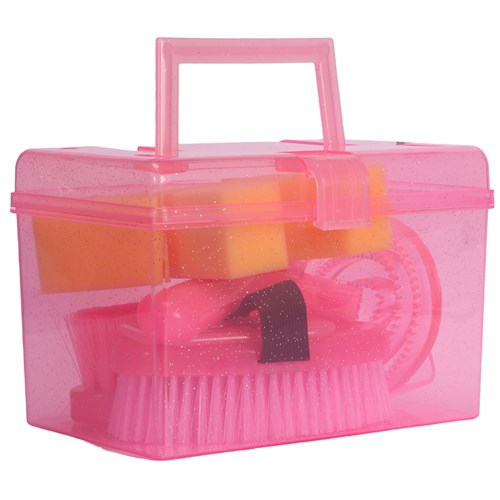 Showmaster Glitter Grooming Kit - Blue or Pink - Image 4