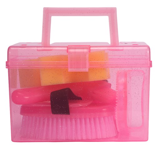 Showmaster Glitter Grooming Kit - Blue or Pink - Image 5