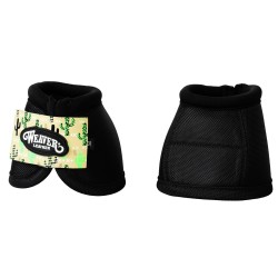 Weaver No Turn Bell Boots – Black/Cactus
