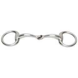 Curved Small Eggbutt Snaffle Bit