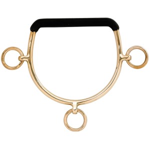 Gold Medal Chifney Bit with Rubber Mouth
