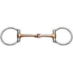 California Snaffle with Copper Mouth