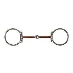 Fort Worth Copper Mouth Eggbutt Snaffle Bit