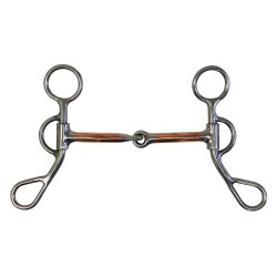 Fort Worth Training Snaffle with 6″ Cheeks & Copper Mouth