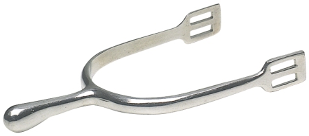 Dressage Spurs with Plain Knob