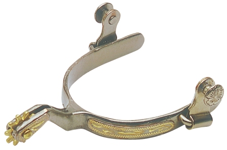 Midnight Silver Roping Spurs