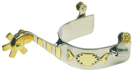 Cutter Spurs with Navajo Trim