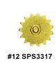 Small Brass Spur Rowels