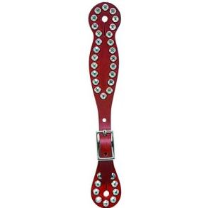 Weaver Clear Crystal Western Spur Straps