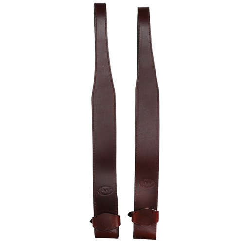 Sidney Hamilton Wide Stockman Stirrup Leathers - Image 3