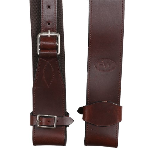 Sidney Hamilton Wide Stockman Stirrup Leathers - Image 4