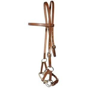 Fort Worth Single Rope Half Breed Snaffle Side Pull