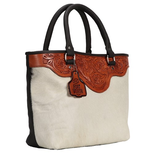 Fort Worth Cowhide Handbag - Image 4