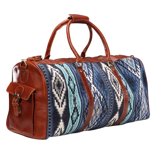 Fort Worth Overnight Navajo Bag - Blue - Image 7