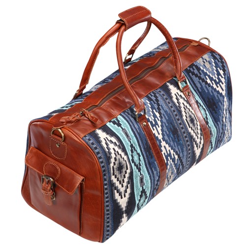 Fort Worth Overnight Navajo Bag - Blue - Image 4
