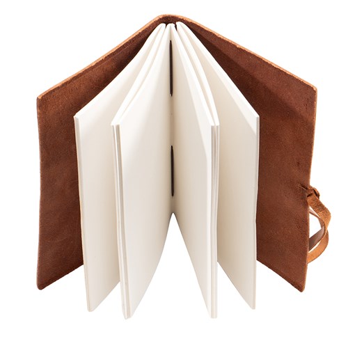 Fort Worth Leather Bound Journal - Distressed Brown 17.5cm x 12.5cm - Image 5