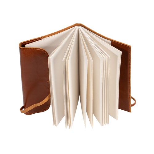 Fort Worth Leather Bound Journal - Brown 21.5cm x 15cm - Image 5