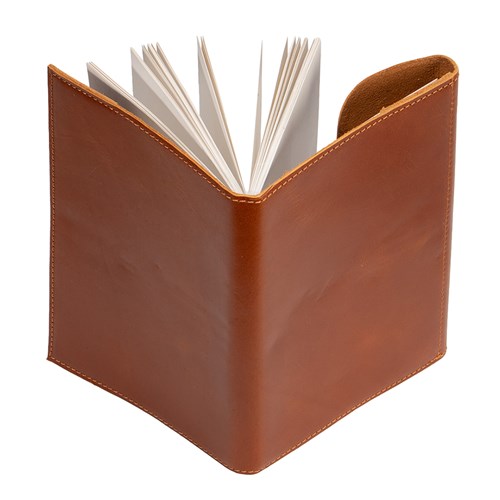 Fort Worth Leather Bound Journal - Brown 21.5cm x 15cm - Image 4