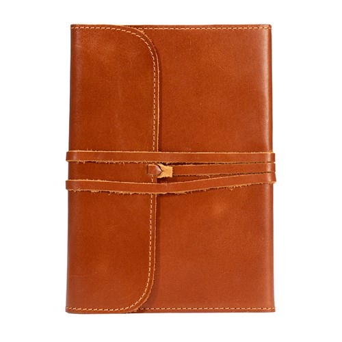 Fort Worth Leather Bound Journal - Brown 21.5cm x 15cm - Image 7