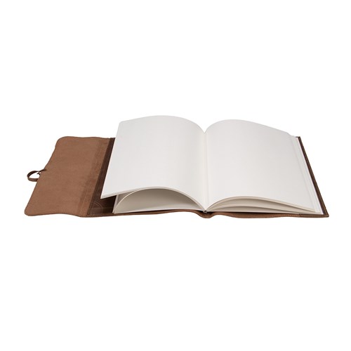 Fort Worth Leather Bound Journal - Distressed Brown 30cm x 22cm - Image 5