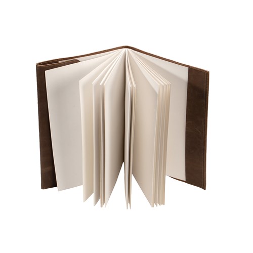 Fort Worth Leather Bound Journal - Distressed Brown 30cm x 22cm - Image 4