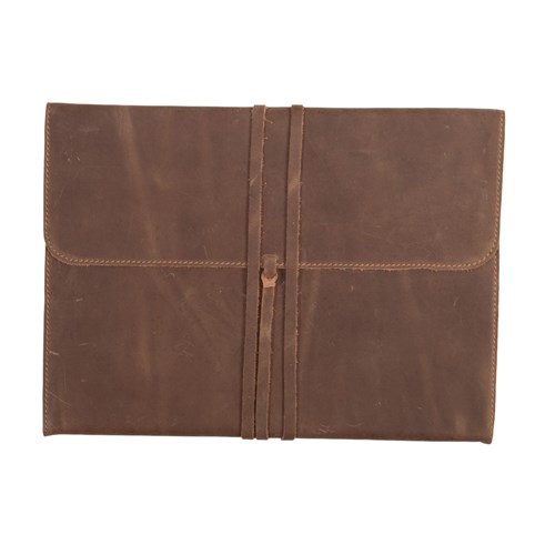 Fort Worth Leather Bound Journal - Distressed Brown 30cm x 22cm - Image 7