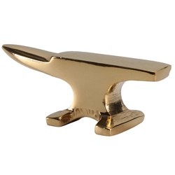 Solid Brass Anvil Paperweight