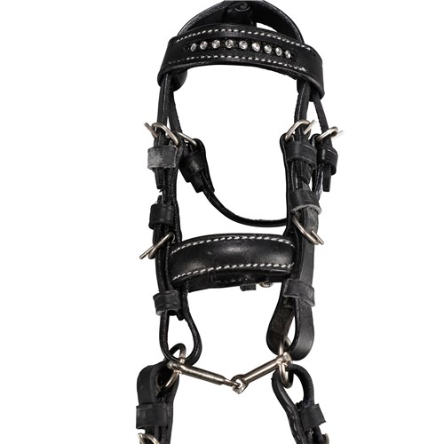 Miniature Bridle with Diamonte Browband - Image 6