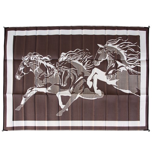 Outdoor Floor Mat - Reversible Horse Design - Image 5