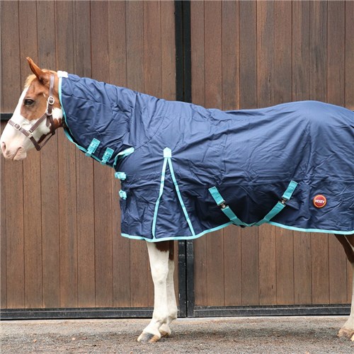 Kozy 1200D Lite Rainsheet Combo - Navy/Turquoise - Image 8