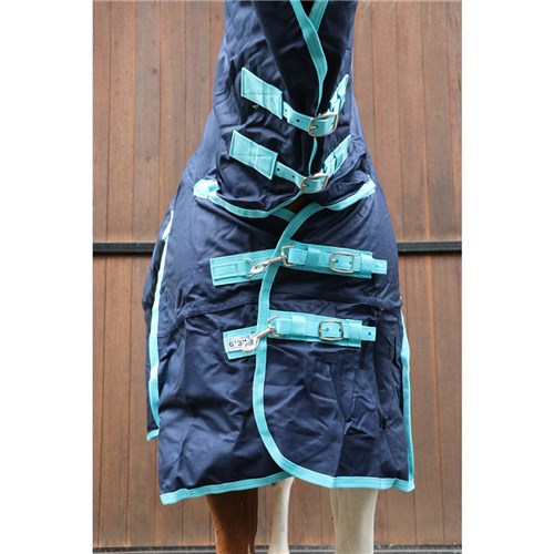 Kozy 1200D Lite Rainsheet Combo - Navy/Turquoise - Image 5