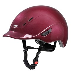 Uvex Kiddox Riding Helmet – Shiny Burgundy