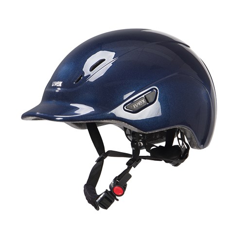 Uvex Kiddox Riding Helmet - Shiny Navy - Image 7