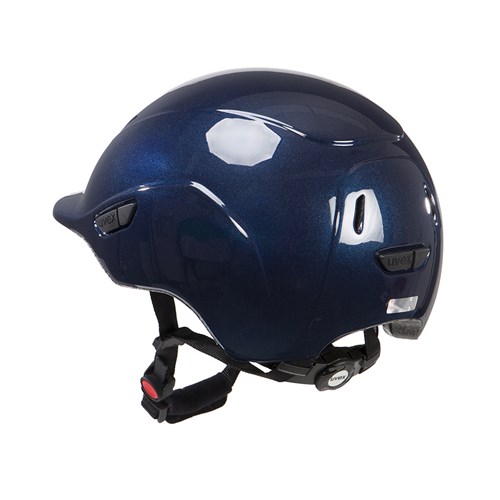 Uvex Kiddox Riding Helmet - Shiny Navy - Image 4