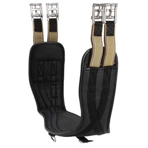 Equi-Prene Pressure Eze Two Buckle Girth with Elastic - Black - Image 6